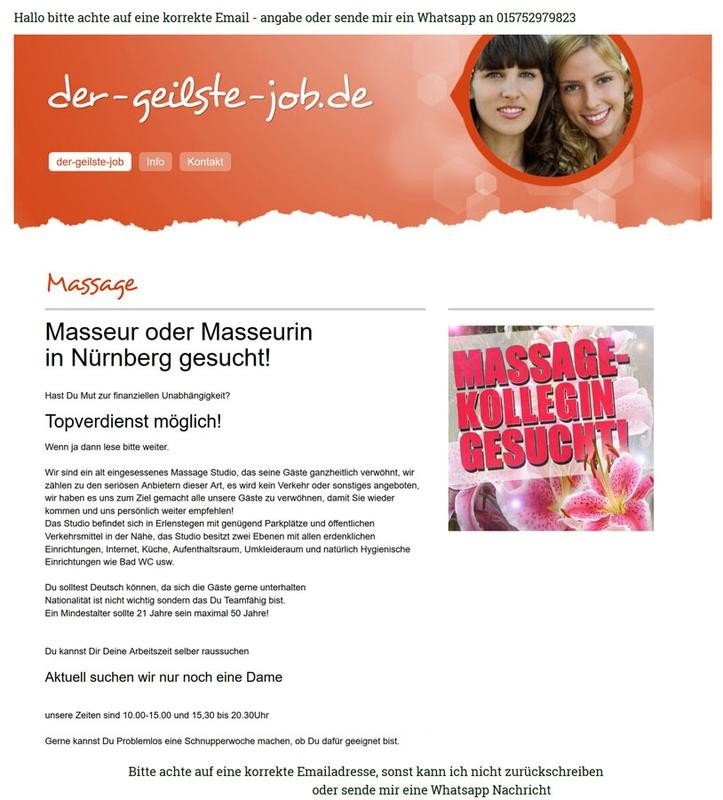 Nuremberg Best Massage Salons - place Masseurin oder Masseur in Nürnberg gesucht!
