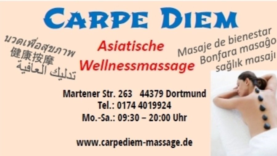 Лучшие Carpe Diem Asiatische Wellnessmassage в Дортмунд - place photo 4